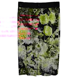 Dolce & Gabbana-Dolce & Gabbana Knee-Length Skirt in Floral Print Viscose-Other