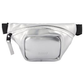 Bum Micro W3 Borsa a Cintura - RAINS - Sintetico - Specchio Argento Metallico