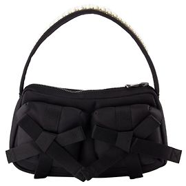 Borsa a tracolla Utility Bow - Simone Rocha - Nylon - Nero Nero