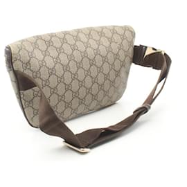 Gucci-Sac à taille Gucci Gucci / Sac ceinture en toile GG Imprimé 233269 en bon état-Marron