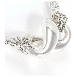 Autre Marque-Tiffany & Co Infinity Silver Necklace 39cm 925 Silver in Excellent Condition-Other
