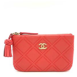 Bolso Mini de Cordero Chanel Rosa Rosa