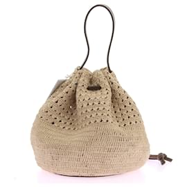 Autre Marque-JANESSA LEONE  Handbags T.  Wicker-Beige