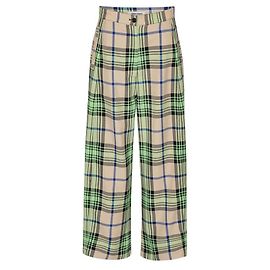 Henrik Vibskov Post Pant Mint Beige Checks Multiple colors