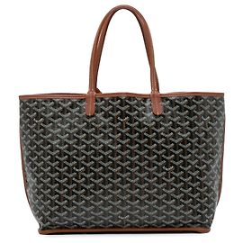 Goyard Black Goyardine Reversible Anjou PM Schwarz