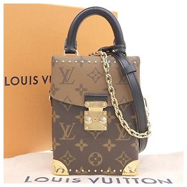 Bolsa de Ombro Camera Box Monogram Reverse Louis Vuitton M82465 Marrom