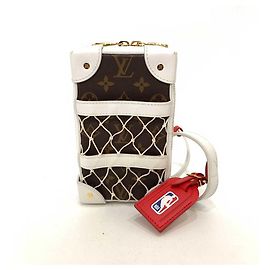 Borsa per telefono Monogram Soft Trunk Louis Vuitton M80102 Marrone