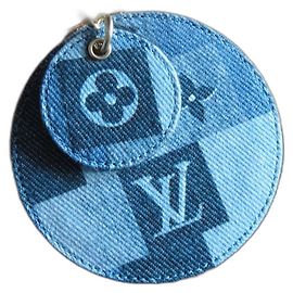 Louis Vuitton, keychain / bag charm Monogram Denim Blue Blue