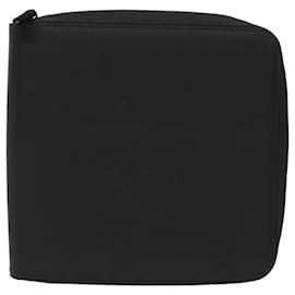 Prada-PRADA MiniDisc Case Nylon Noir Auth 81379-Noir