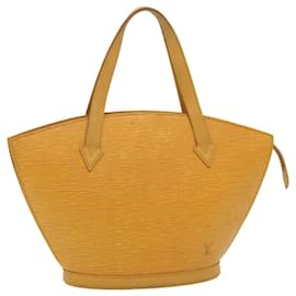 Louis Vuitton-LOUIS VUITTON Epi Saint Jacques Hand Bag Yellow M52279 LV Auth 80657-Yellow