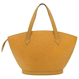 Louis Vuitton-LOUIS VUITTON Epi Saint Jacques Hand Bag Yellow M52279 LV Auth 80657-Yellow
