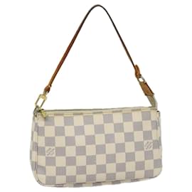 Louis Vuitton-LOUIS VUITTON Pochette Accessoires Damier Azur N51986 LV Auth 80305-Autre