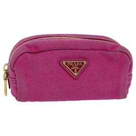 Prada-Pochette en toile rose PRADA Auth bs15644-Rose