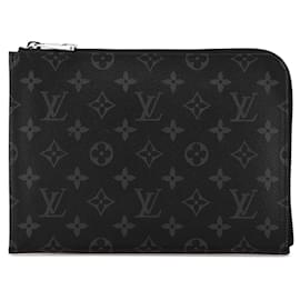 Louis Vuitton-Pochette Jour PM Clutch Bag Monogram Eclipse Louis Vuitton Noir-Noir