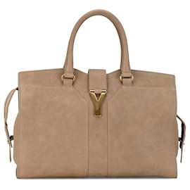 Sac à main Cabas Chyc moyen en tan Yves Saint Laurent Camel