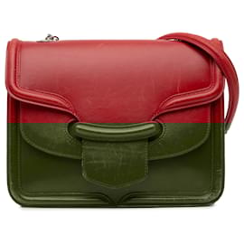Alexander Mcqueen-Red Alexander McQueen Heroine Shoulder Bag-Red