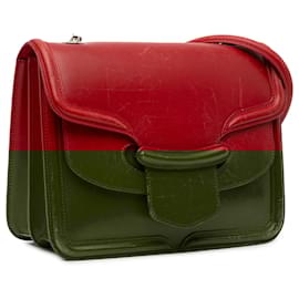 Alexander Mcqueen-Red Alexander McQueen Heroine Shoulder Bag-Red