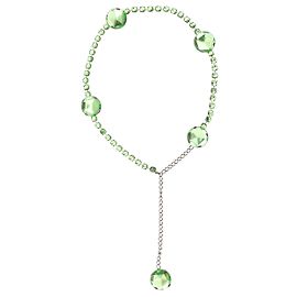Cintura a catena gioiello Dolce & Gabbana in verde e tono argento Verde