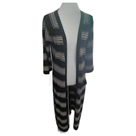 Chanel-Long cashmere coat-Black