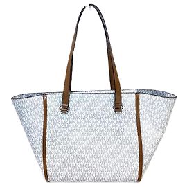 Michael Kors Leather Tote Bag 30S1GCCT3B White