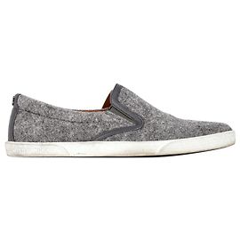 Jimmy Choo Slip-On Loafers in Grey Wool Grey