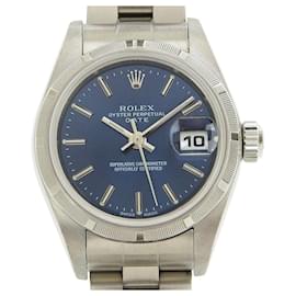 Rolex-Rolex Oyster Perpetual Date 79190 Stainless Steel Watch-Blue