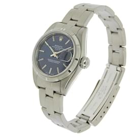 Rolex-Rolex Oyster Perpetual Date 79190 Stainless Steel Watch-Blue