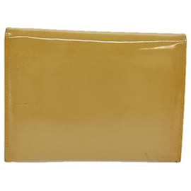 Salvatore Ferragamo-Pochette Gancini en émail jaune Salvatore Ferragamo Auth bs15646-Jaune