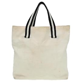 Gucci-GUCCI Tote Bag Canvas White 123439 Auth 81105-White