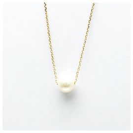Collar colgante de perla en oro amarillo de 18K Tasaki Dorado