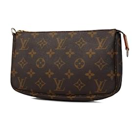 Louis Vuitton-Pochette Accessoires Monogram Louis Vuitton-Marron