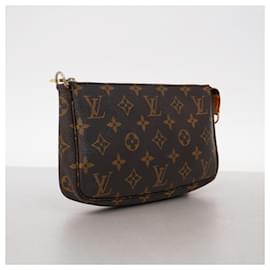 Louis Vuitton-Pochette Accessoires Monogram Louis Vuitton-Marron