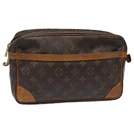 Louis Vuitton-LOUIS VUITTON Monogram Compiegne 28 Clutch Bag M51845 LV Auth 81234-Monogram