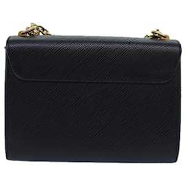 Louis Vuitton-LOUIS VUITTON Epi Twist MM Shoulder Bag Black M21113 LV Auth 80968A-Black