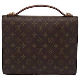 Louis Vuitton-LOUIS VUITTON Monogram Monceau 2Way Hand Bag M51185 LV Auth 79964-Monogram