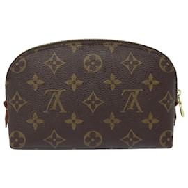 Louis Vuitton-LOUIS VUITTON Pochette Cosmétique Monogram PM Poche Cosmétique M47515 LV Auth 81126-Monogramme