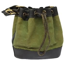 Louis Vuitton-LOUIS VUITTON Monogram Mini Noelie Tote Bag TST khaki M92688 LV Auth 80531-Khaki