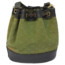Louis Vuitton-LOUIS VUITTON Monogram Mini Noelie Tote Bag TST khaki M92688 LV Auth 80531-Khaki