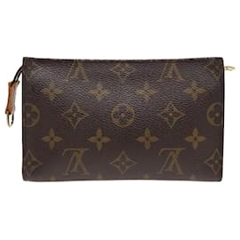 Louis Vuitton-LOUIS VUITTON Monogram Bucket PM Pouch Accessory Pouch LV Auth 81373-Monogram