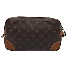 Louis Vuitton-LOUIS VUITTON Monogram Marly Dragonne GM Clutch Bag M51825 LV Auth 81133-Monogram