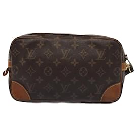 Louis Vuitton-LOUIS VUITTON Monogram Marly Dragonne GM Pochette M51825 LV Auth 81133-Monogramme