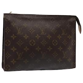 Louis Vuitton-LOUIS VUITTON Monogram Poche Toilette 26 Pouch M47542 LV Auth 80296-Monogram