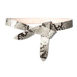 Isabel Marant, ceinture Lecce en imprimé serpent de couleur claire Autre
