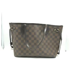 Louis Vuitton-Sac à main Louis Vuitton Damier Neverfull PM-Damier ebène