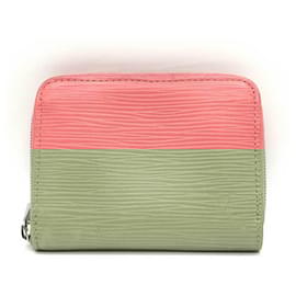 Louis Vuitton-Louis Vuitton Zippy Coin Purse in Corail Epi-Pink,Coral