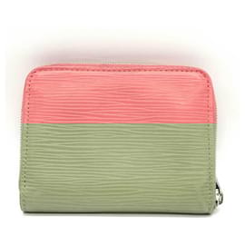 Louis Vuitton-Louis Vuitton Zippy Coin Purse in Corail Epi-Pink,Coral
