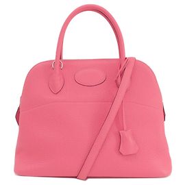 Hermès Bolsa Hermes Bolide 31 em Rosa Azalee Rosa