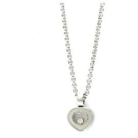 Collar Péndulo Chopard Happy Diamonds 79 Plata