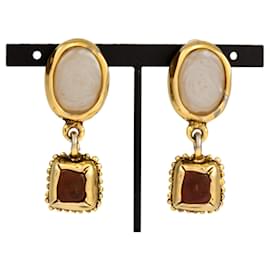 Chanel-Chanel Gripoa Faux Pearl Clip Earrings-Other