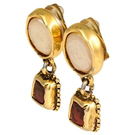 Chanel-Chanel Gripoa Faux Pearl Clip Earrings-Other